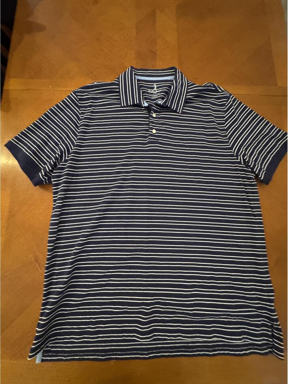 Bobby Jones Men's Navy Blue Striped Polo Shirt Size XXL
